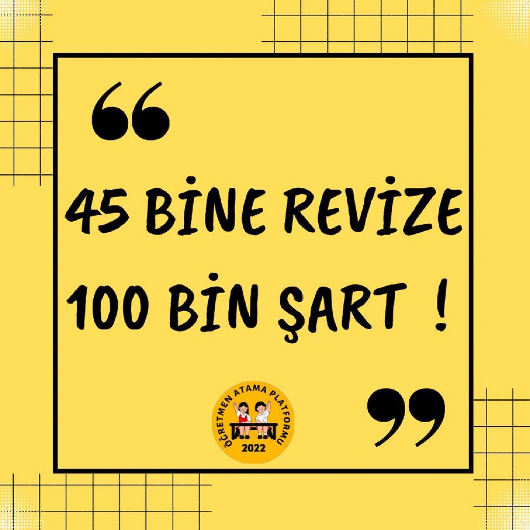 #Cb45BiniRevizeEt

Genel Başkanımız sn Kemal Kılıçdaroğlu söz verdi.

iktidara gelmeleri durumunda Cumhuriyetin 100. yılında 100 bin öğretmen atama yapacak.

Öğretmenlerimizin yeri Okuldur.