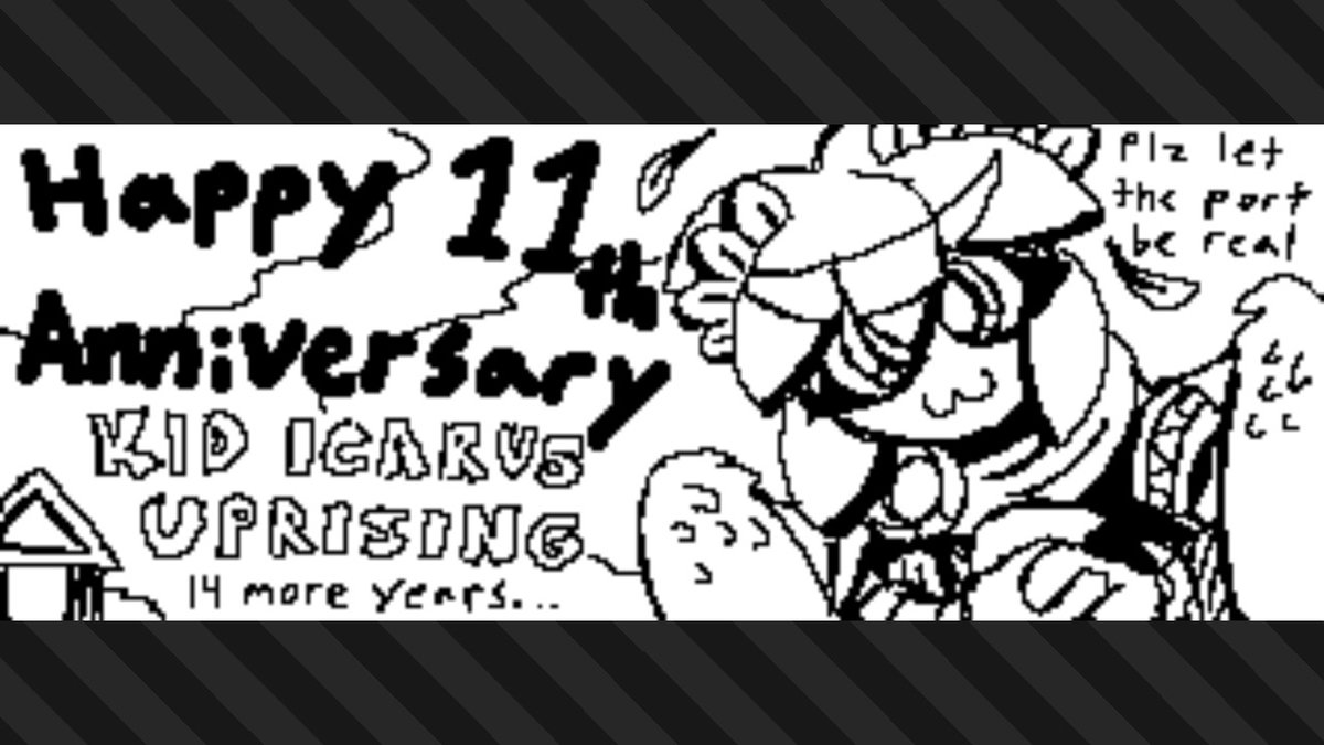 Coricus_SSB's tweet photo. I've been a little more resigned previous anniversaries, but between the Bandai job openings, the leaks, and Sakurai's weird comment, uh

yeah no I'm not gonna be Normal (TM) watching Directs for a while.

#KidIcarus #KidIcarusUprising #Splatoon #Splatoon3 #NintendoSwitch https://t.co/Kkis8NVb6y