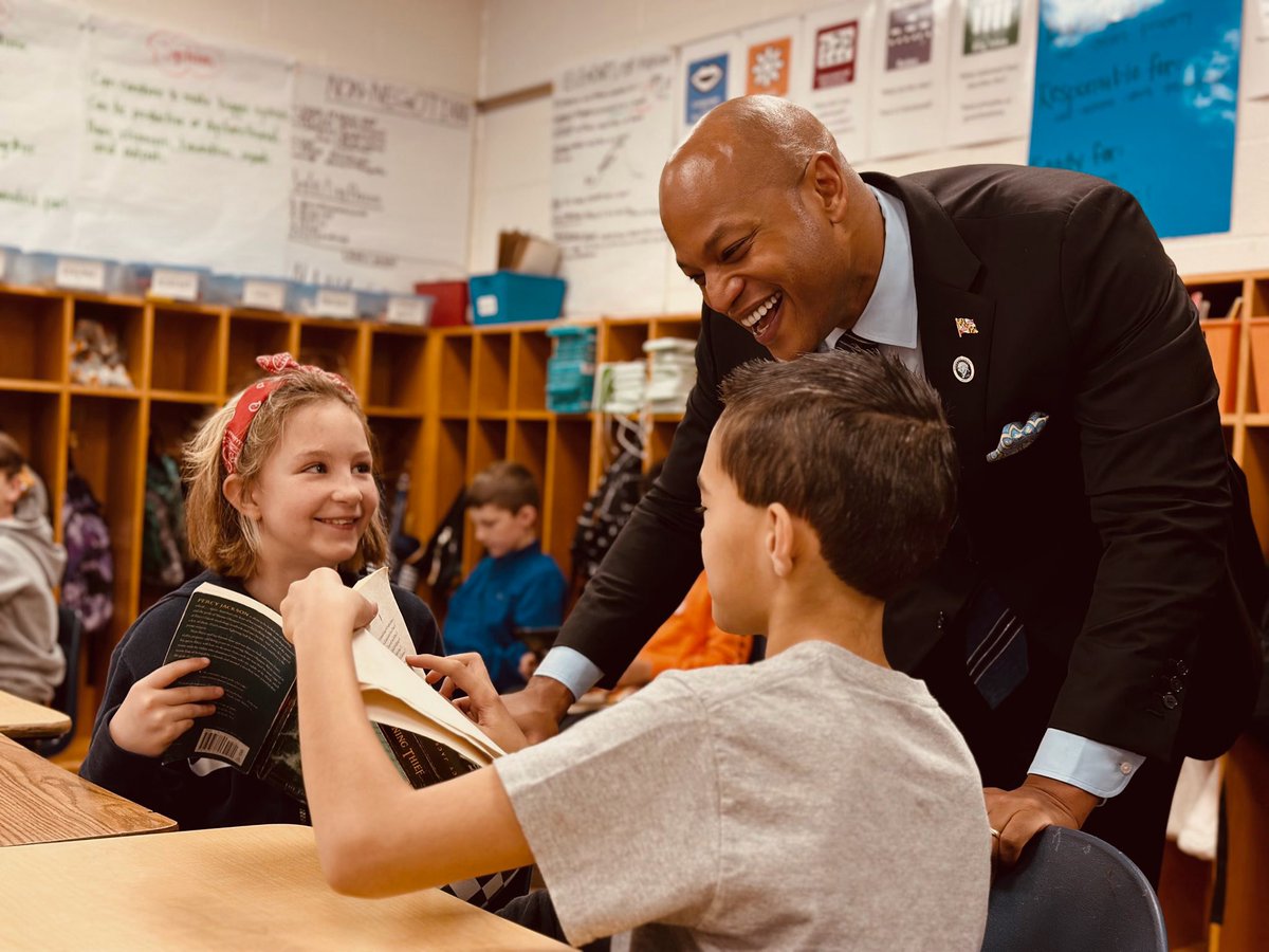 When we invest in education, we invest in Maryland’s future. 

My budget makes historic investments in education because doing so means our children will thrive. 

And when our children thrive, Maryland thrives.