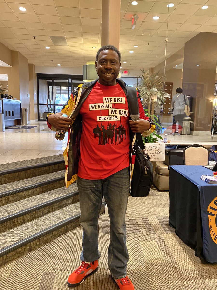 AFGEMilleZU's tweet photo. #Redforfeds @UnionDrip @AFGENational @afgenvac https://t.co/tr3fHBjMK6