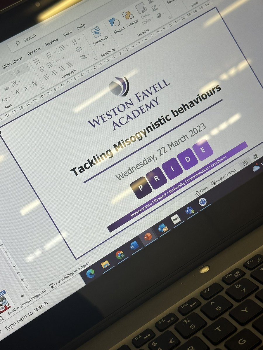 MrNP4TEL's tweet photo. A colleague and I delivered all staff training on tackling misogynistic behaviours today! 💪 #misogyny #feminism #Equality #shiftthebalance https://t.co/8N6FVh81Bm