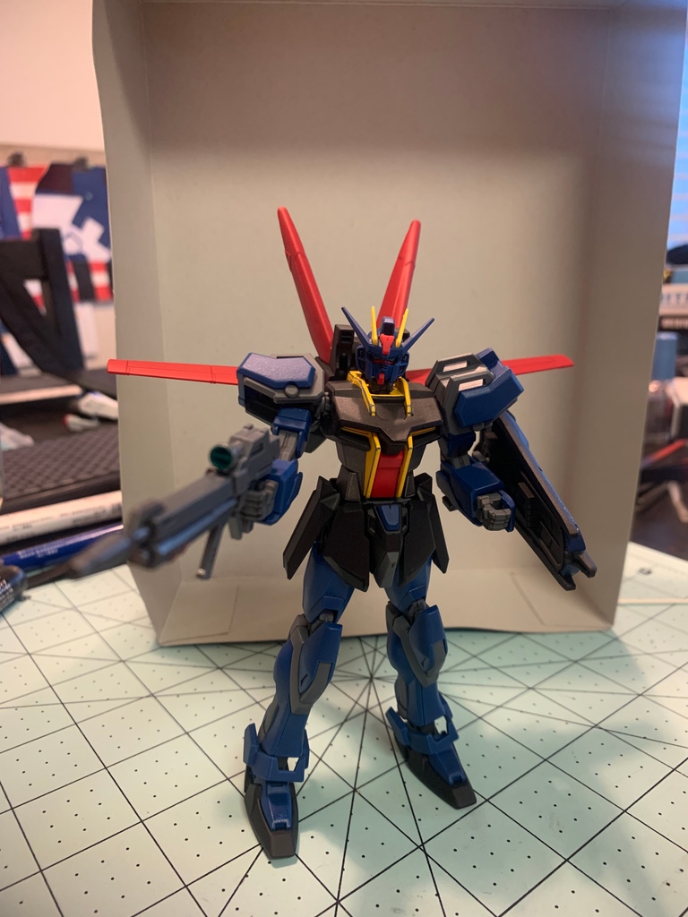 MechaWarehouse's tweet image. Christ opted for a Titans color scheme and added a modified Freedom Flight pack to this entry-grade! What entry-grade have you built, if any?

Kit: Entry Grade 1/144 Strike Gundam
Builder: bigbadwolf11x (IG)

#StrikeFreedom #EntryGrade #TitansGundam