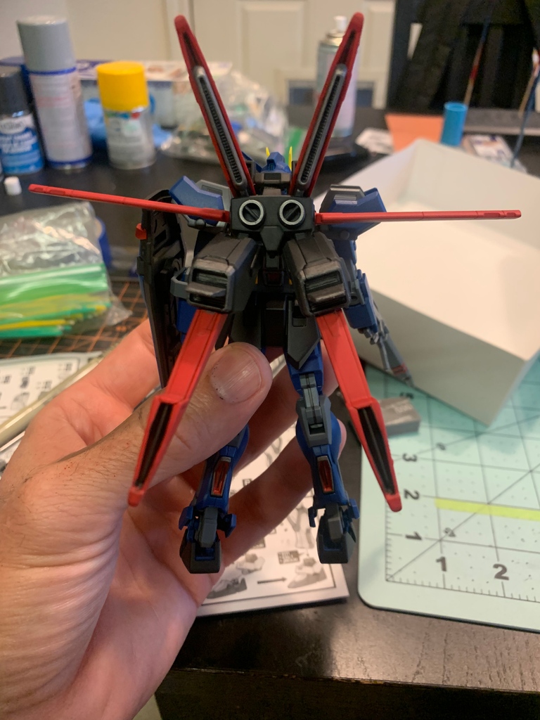 MechaWarehouse's tweet image. Christ opted for a Titans color scheme and added a modified Freedom Flight pack to this entry-grade! What entry-grade have you built, if any?

Kit: Entry Grade 1/144 Strike Gundam
Builder: bigbadwolf11x (IG)

#StrikeFreedom #EntryGrade #TitansGundam