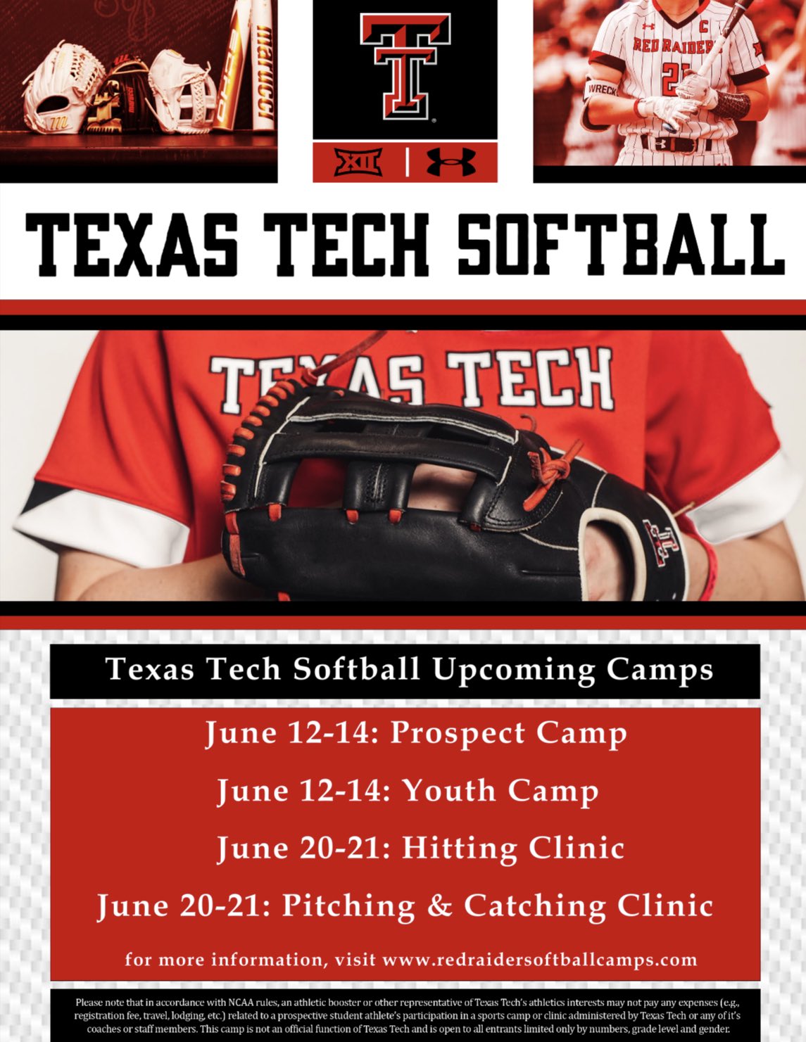 Red Raider Softball Camps (ttusoftballcamp) / Twitter