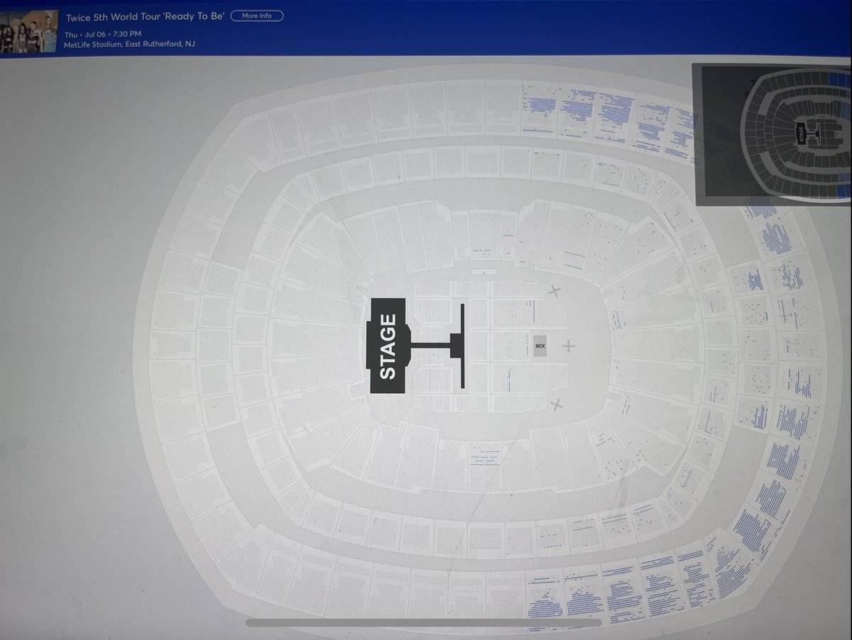 Ria on Twitter "What’s left of MetLife twice presale tickets"