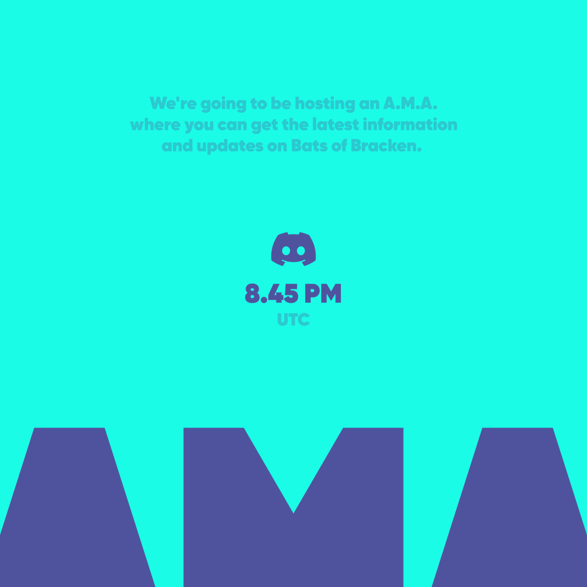 batsofbracken's tweet image. There's been a lot of new updates on Discord, and there's some great stuff for us bats 🦇 No matter how old or new you are here, we always want to see you here.

➡️ discord.gg/batsofbracken

At 8:45 PM, we're going to be hosting an A.M.A. where you can get the latest information…