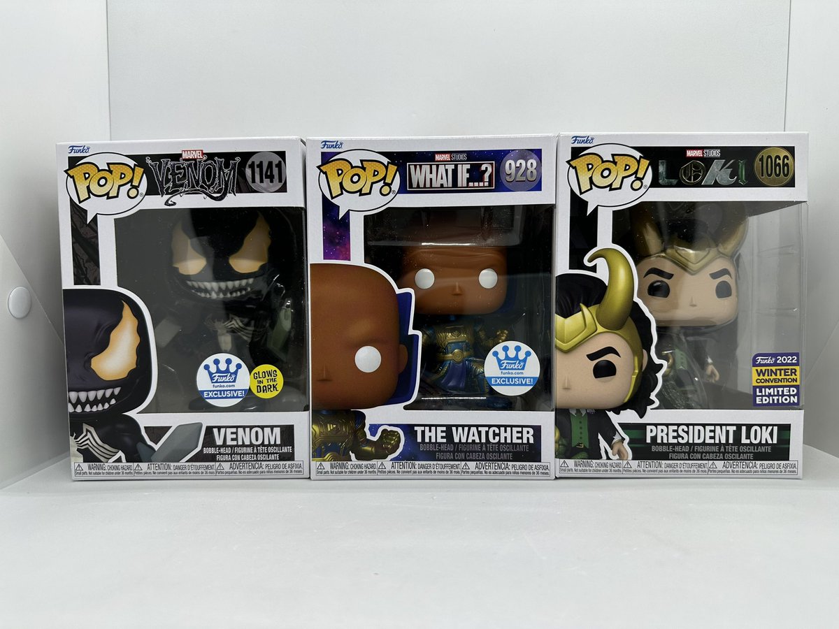 MarcTheLlama91's tweet photo. So this is what my @funko Exclusive marvel mystery box came with..
@funko #marvel #venom #theflash #batman #amazon #naruto #narutoshippuden #crunchyroll #dc #funko25 #chase #funkodeluxe #glow #funkocooler #marcthellama91 #anime #funkopop #funko #funkosoda #fyp https://t.co/vGsH6gI0ps