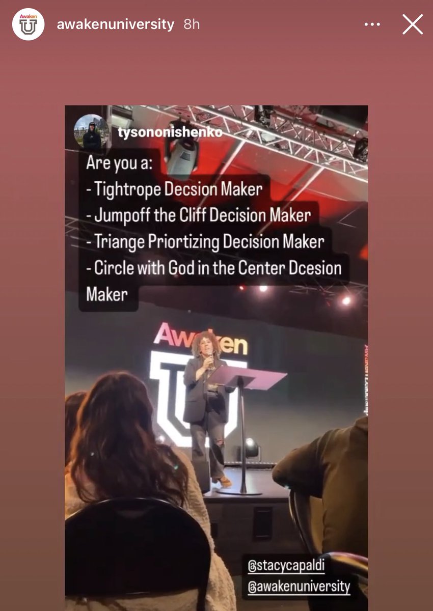 AwakenExposed's tweet photo. Awaken University is breeding a generation of idiots. #AwakenU #AwakenChurchSD #NoSense #NoCriticalThinking #StacyCapaldi https://t.co/8kgBQ7ZeGo