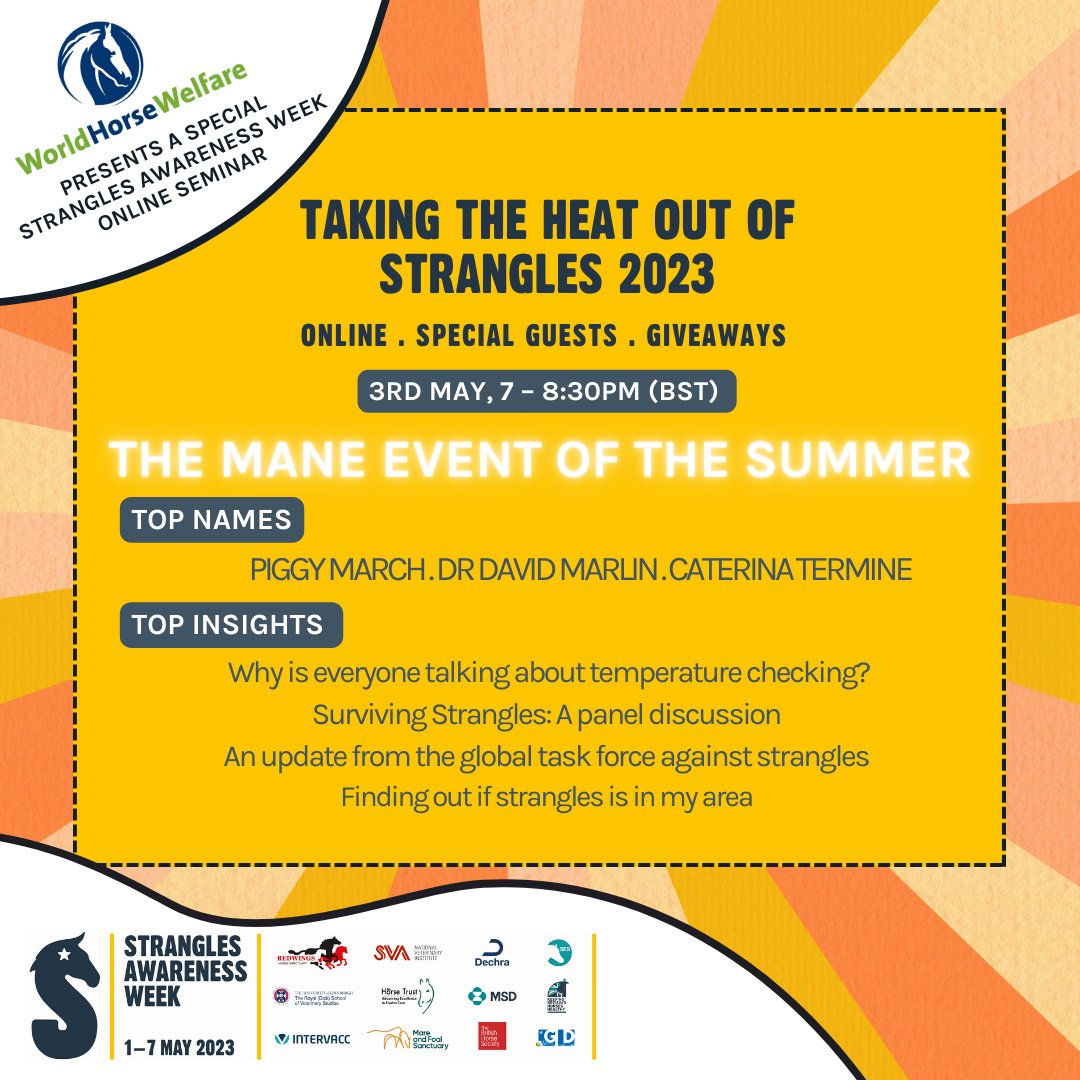 Strangles Awareness Week tweet media