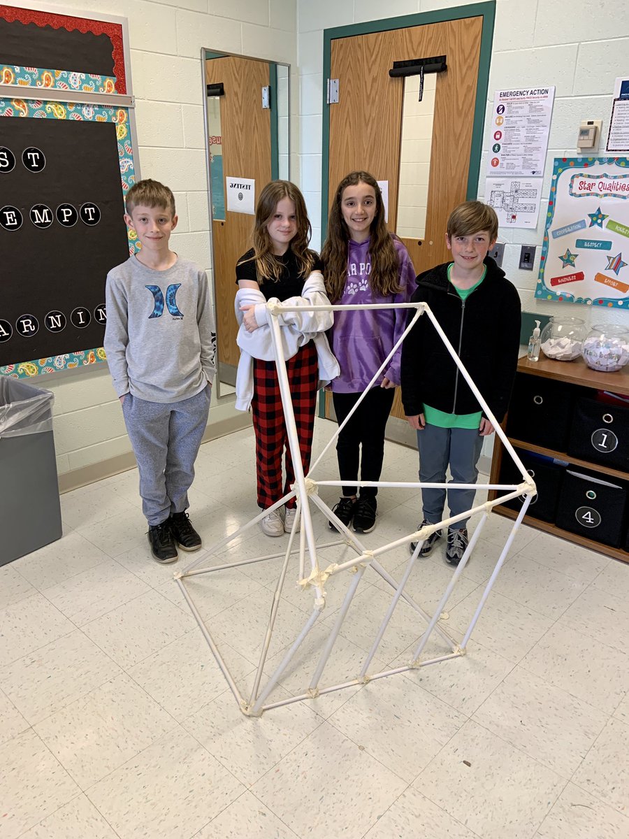 Mrs_Brazier's tweet photo. Creative 4th grade designs based on I.M.Pei’s modern style of architecture❤️ @CPES_Cheetahs https://t.co/FojPQgpb6a