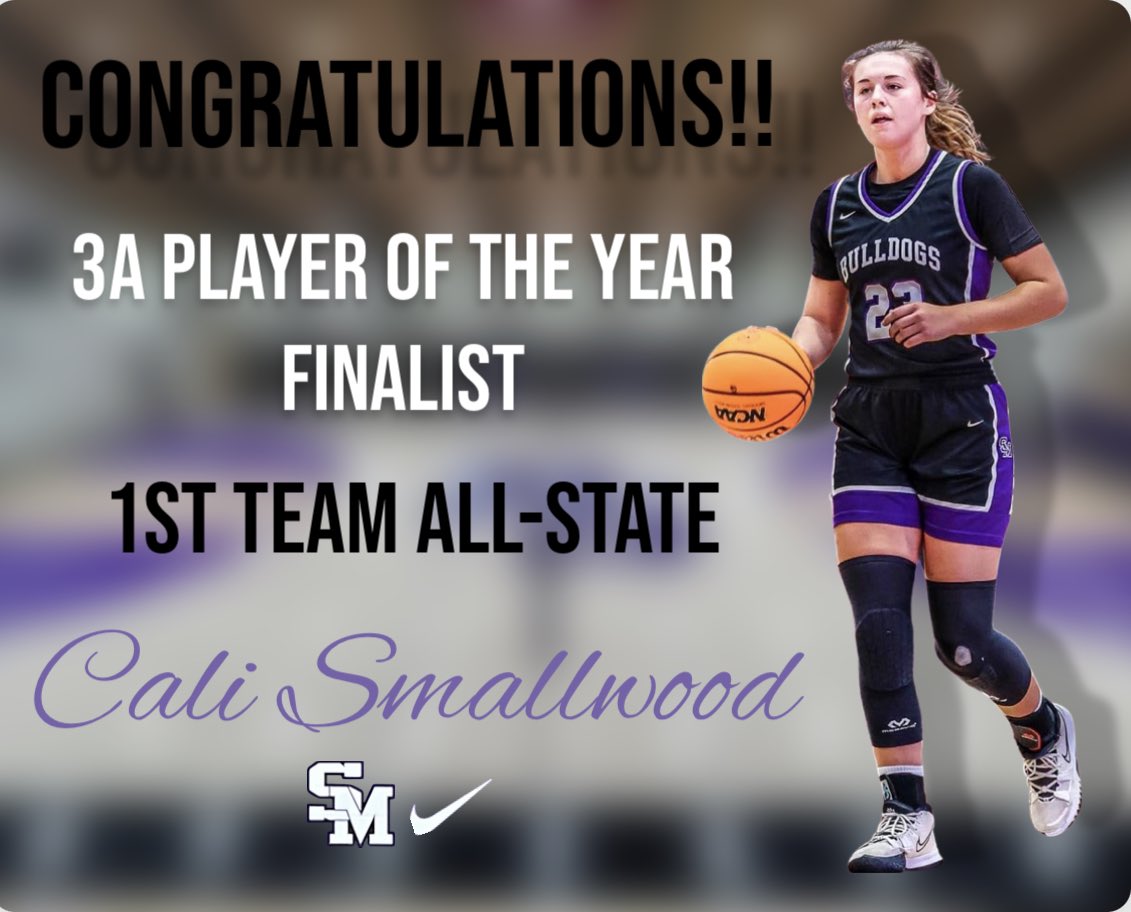 Congratulations to <a href="/calismallwood23/">cali smallwood</a> for making 1st team all State and being named 3A POY finalist for the 2nd year in a row! We are so proud of you!