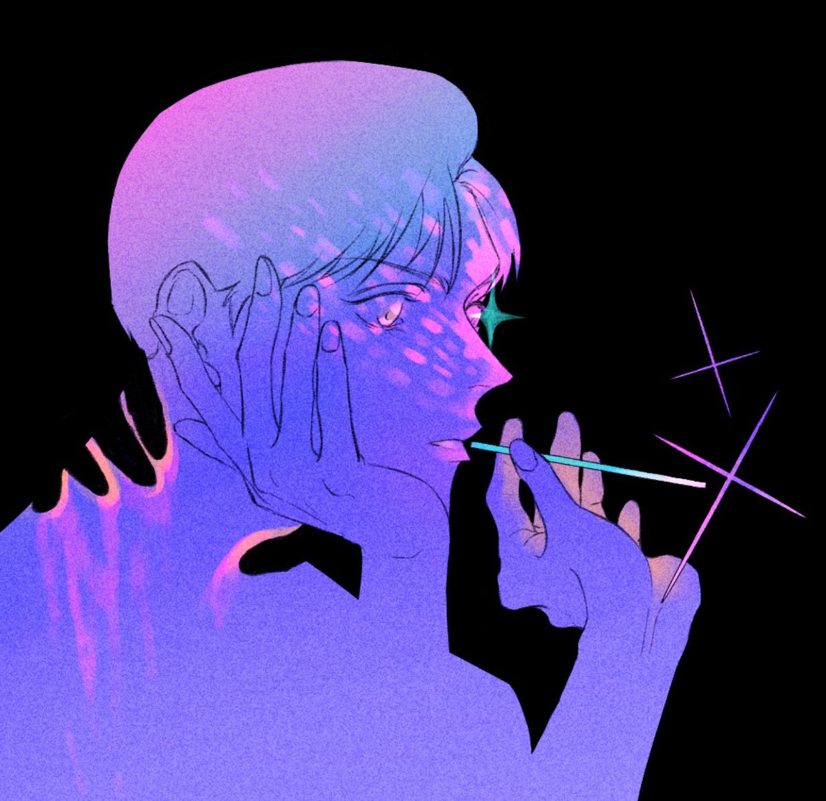 bylalilla's tweet photo. Yeah I’m an Artist so I did this 💜🎨 https://t.co/pvyi4Wrzlq