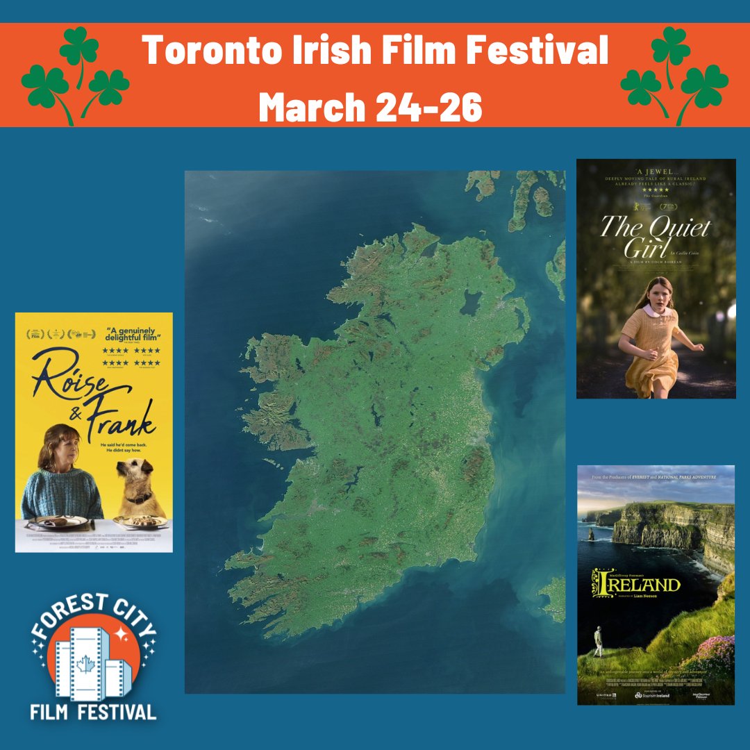 St. Patrick’s Day is just past us, but it’s still time to celebrate Irish culture! The 13th Toronto Irish Film Festival takes place this weekend screening 8 features and 31 short films connected to the Emerald Isle. Check more info @toirishfilmfest #FilmFestival #indiefilm