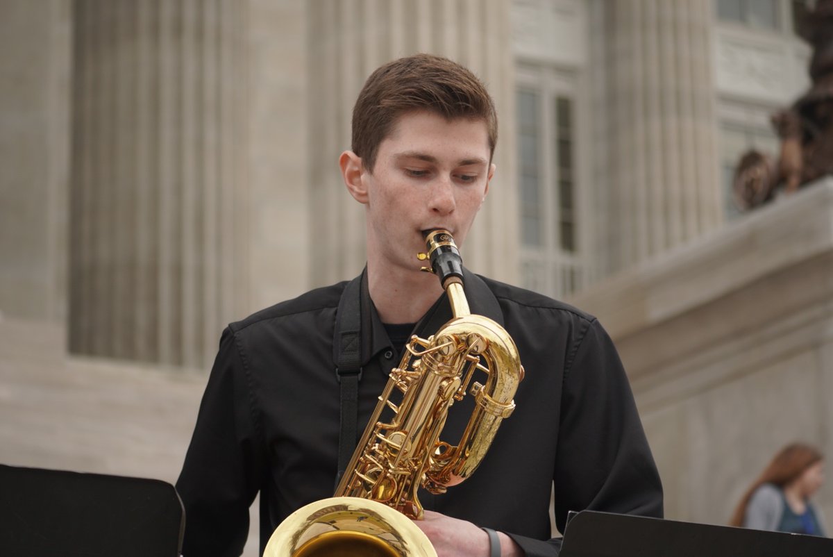 Jazz Ensemble performed and advocated for music education on our capitol steps today at the Missouri Arts Alliance Fine Arts Education Day! #musicinourschools #mjayselevated @MHSBluejays @Marshfield_R1 @MarshfieldActi1