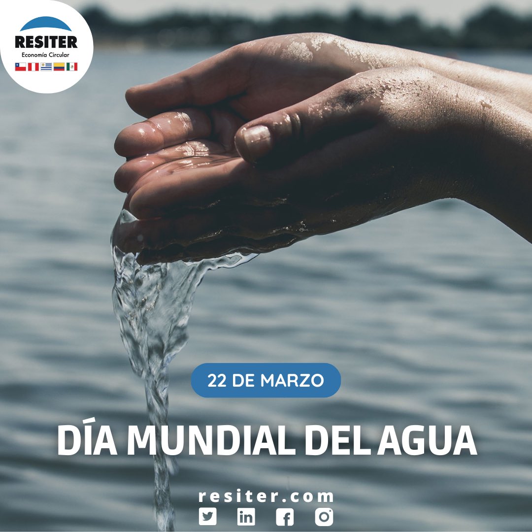 resiterchile's tweet photo. En Resiter conmemoramos el #DíaMundialDelAgua 💧. Hoy 22 de marzo, reforzamos nuestro compromiso para continuar desarrollando estrategias de innovación y tecnología que permita un uso sostenible de este preciado recurso para la vida en  nuestro planeta 🌱 #SomosResiter https://t.co/zSl9Bf30YE
