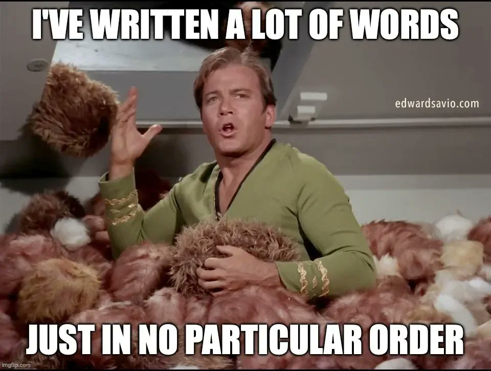 If word counts were all that mattered, the dictionary would be a great read.

#AuthorLife #WritersCommunity #truth #ejs