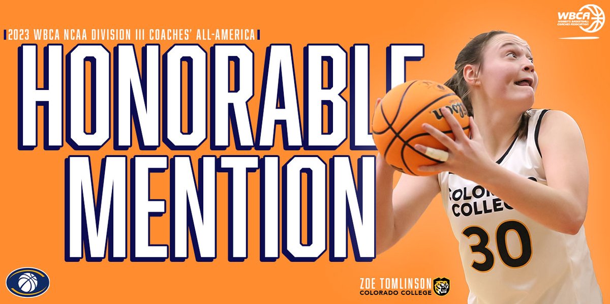 #SCACWbb | <a href="/CCTigers/">CC Tiger Athletics</a>' Tomlinson Selected to <a href="/WBCA1981/">Women’s Basketball Coaches Association</a> All-America Team🏀

📰 | bit.ly/3JyY79r

#SCACPride | #d3hoops