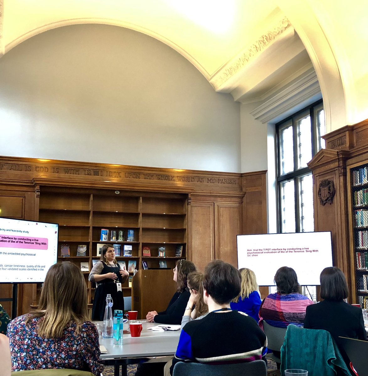 EarlyCancerCam's tweet image. Excellent day at #BPOS2023 conference at Jesus College, Cambridge. Great keynote talks from @davidfrenchx and @ClaireFosterW as well as a many other stimulating talks and discussions. Thanks to @Stephthepsych for suggesting our interesting round table session on EDx cohorts too