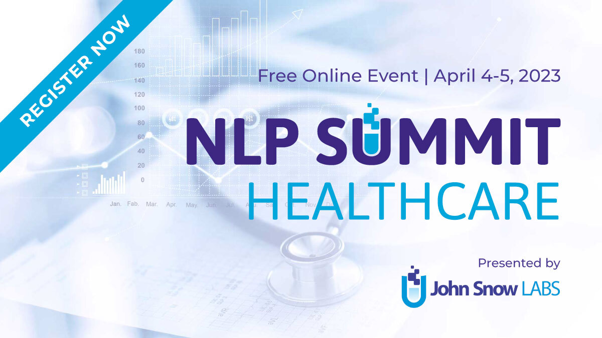 DataSciSalon's tweet image. Join the world’s largest applied #nlp community at the virtual Healthcare NLP Summit 2023!
2 days of immersive, industry-focused content, 30+ technical sessions, focusing on NLP applications in healthcare and life sciences
Register for FREE 👉 nlpsummit.org
#sparknlp
