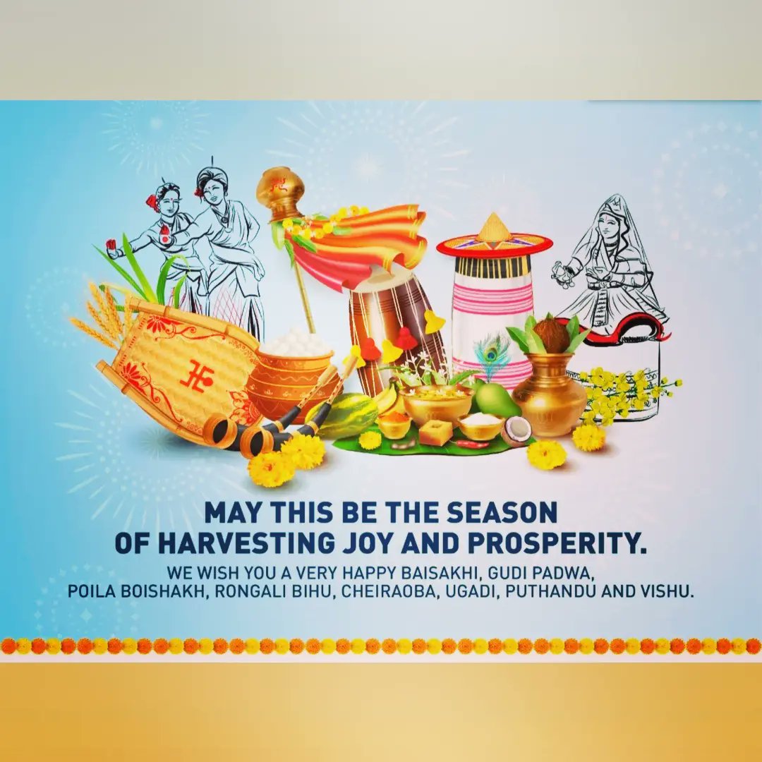 luckyprasoon's tweet photo. #नववर्ष२०८०
#HappyIndianNewYear #HappyHinduNewYear #HappyBaisakhi  #HappyRongaliBihu  #HappyPuthandu #HappyVishu #HappyPanaSankranti #HappyPoilaBoishakh
#happygudipadwa https://t.co/Qtd9VsVDtz