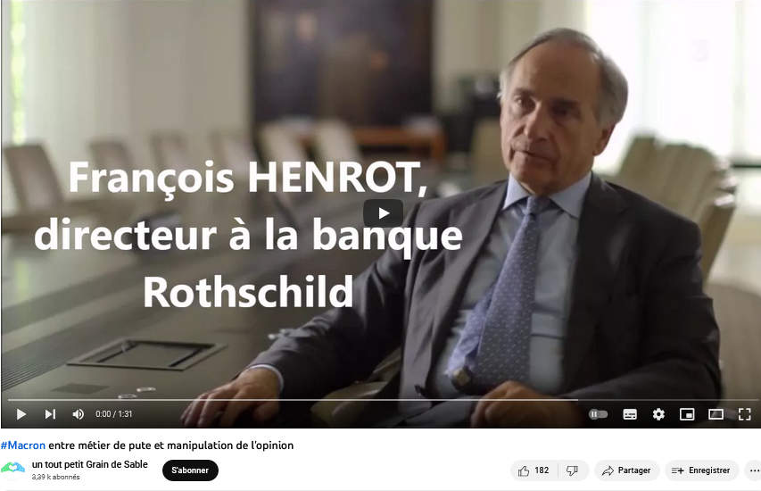 PatouMail's tweet photo. CEUX
qui 
parlent le mieux
de
la #putaindelafinance  @EmmanuelMacron
ce sont
#minc &amp; #henrot de chez #Rothschild
😂
https://t.co/rgeJjl0WdG

#ReformeDesRetraites  
#GreveGenerale  
#NonALaReformeDesRetraites
#Manif23mars 
#Greve23mars https://t.co/16Nqt0UbLo
