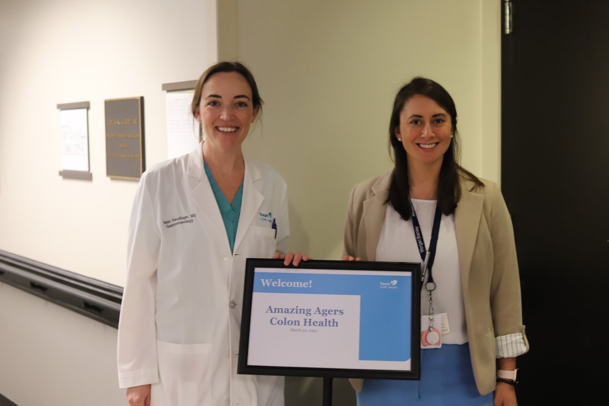 TouroInfirmary's tweet photo. Today we hosted our Amazing Agers Seminar on colon health. Thank you to our Touro physicians for informing us about preventative screenings &amp; Colorectal Cancer treatments. We also enjoyed a cooking demonstration by Chefs NOLA. #ColorectalCancerAwarenessMonth https://t.co/1LUos6AiOa