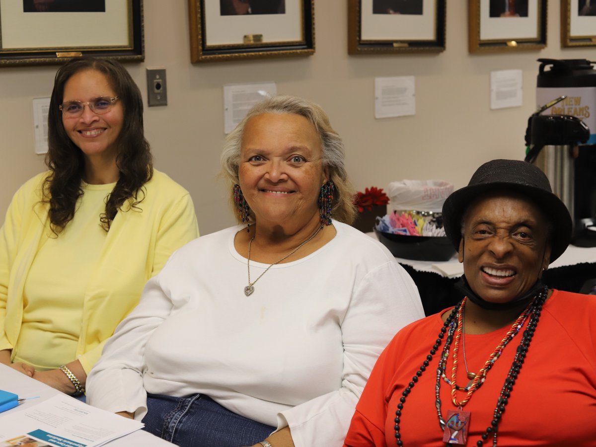 TouroInfirmary's tweet photo. Today we hosted our Amazing Agers Seminar on colon health. Thank you to our Touro physicians for informing us about preventative screenings &amp; Colorectal Cancer treatments. We also enjoyed a cooking demonstration by Chefs NOLA. #ColorectalCancerAwarenessMonth https://t.co/1LUos6AiOa