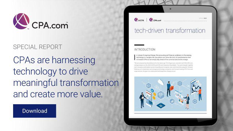 Tech-driven transformation is underway across all areas of the accounting and finance profession. Download the latest special report to find out more. ow.ly/OBFZ104zL6F