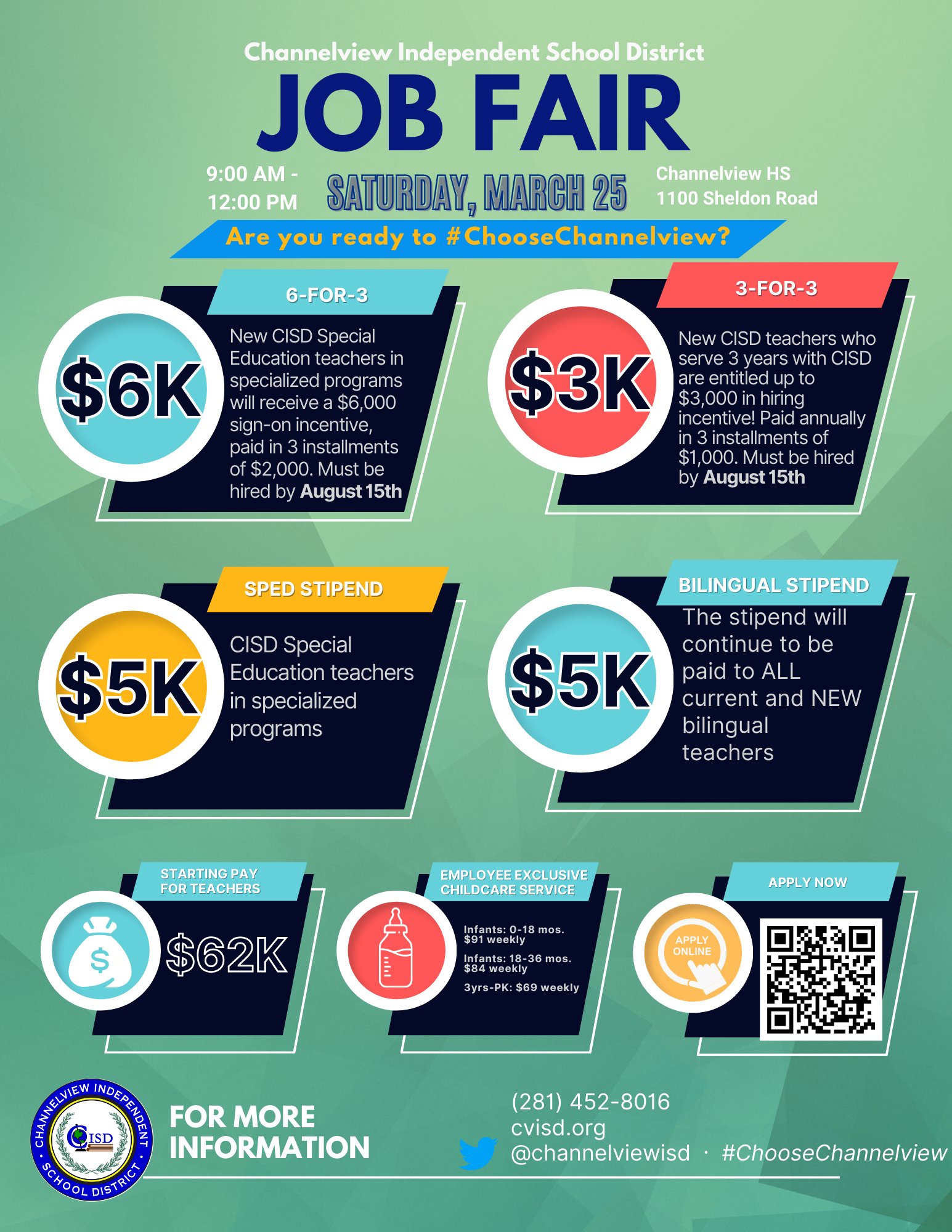 Channelview Independent School District on Twitter "Join us at the