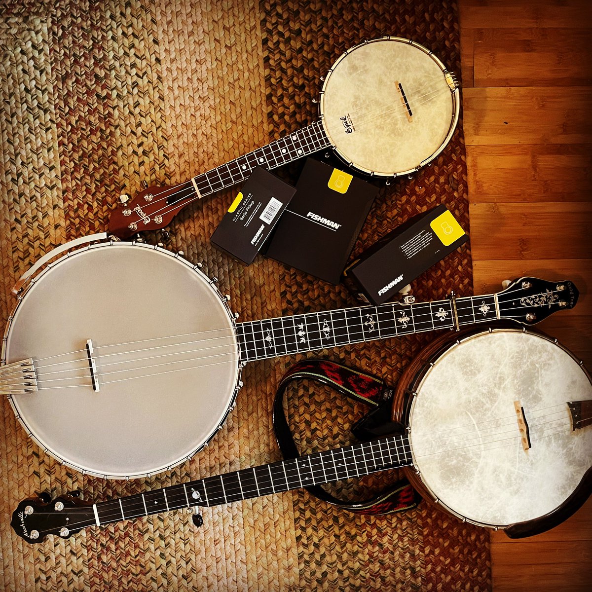 FiddlerBeckyB's tweet photo. About ‘lectrify some banjo soul with help from our friends at @Fishman_Music! Thanks, y’all!
.
@GoldToneInc @NechvilleBanjos #capekinstruments
.
#AllTheBanjos #Duo #Tour 2023 https://t.co/ccWH2jDpht
