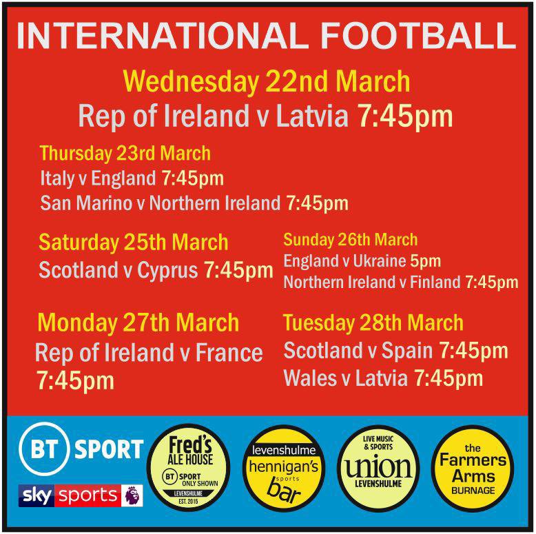 #Internationalfootball this week