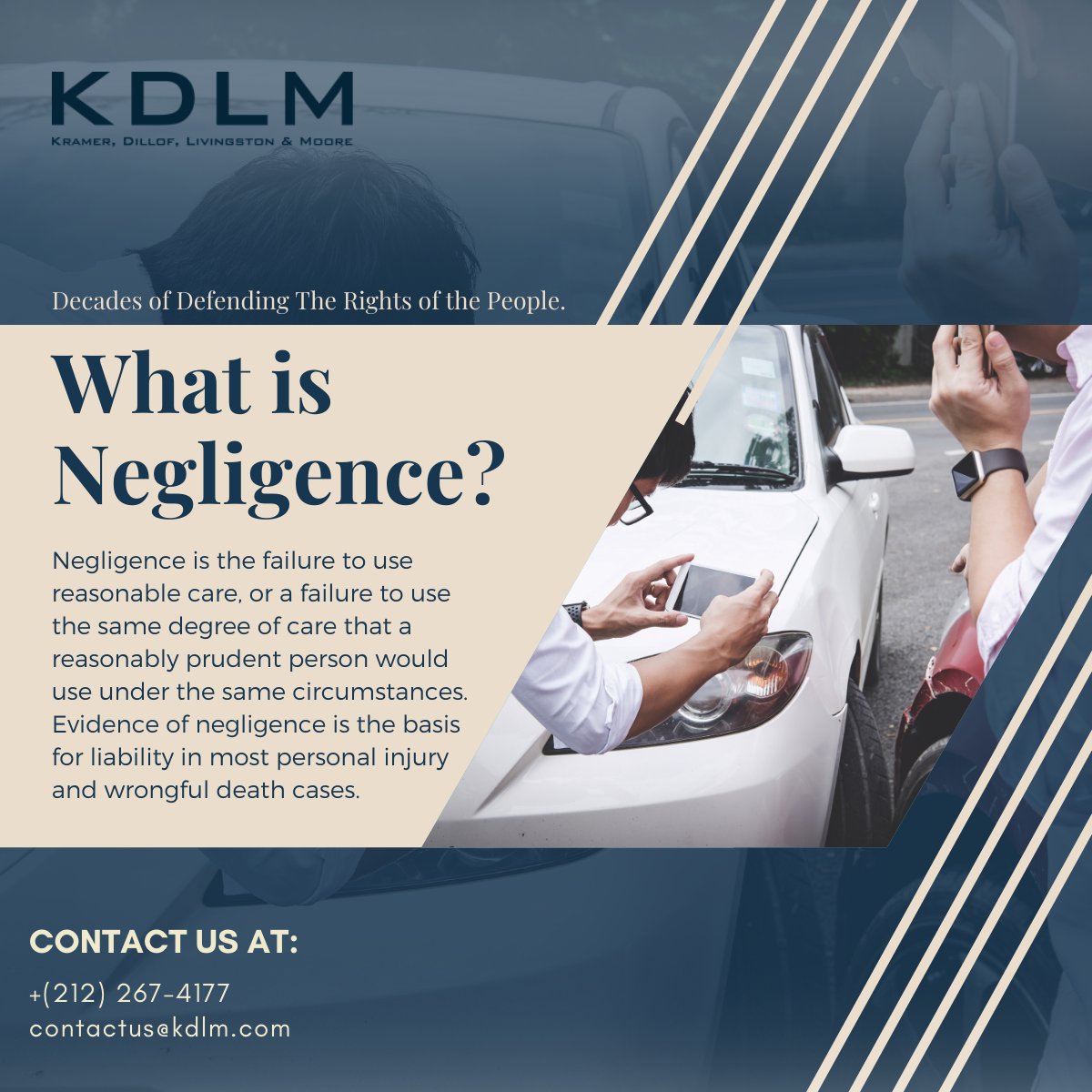 kdlmNY's tweet photo. Did you know if you or your loved one has been a victim of any sort of personal injury, your case might be worthy of a lawsuit against the damages incurred?
In order to get clarity on your case, you can contact us at +(212)-267-4177
#KDLM #NewYorkAttorney #PersonalInjury #law https://t.co/h6twOnrxVZ