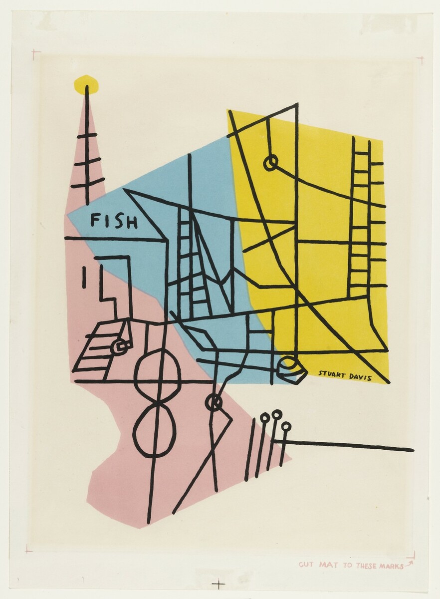 Stuart Davis, Shapes of Landscape Space (Landscape Space No.4), 1939 #stuartdavis #museumarchive moma.org/collection/wor…