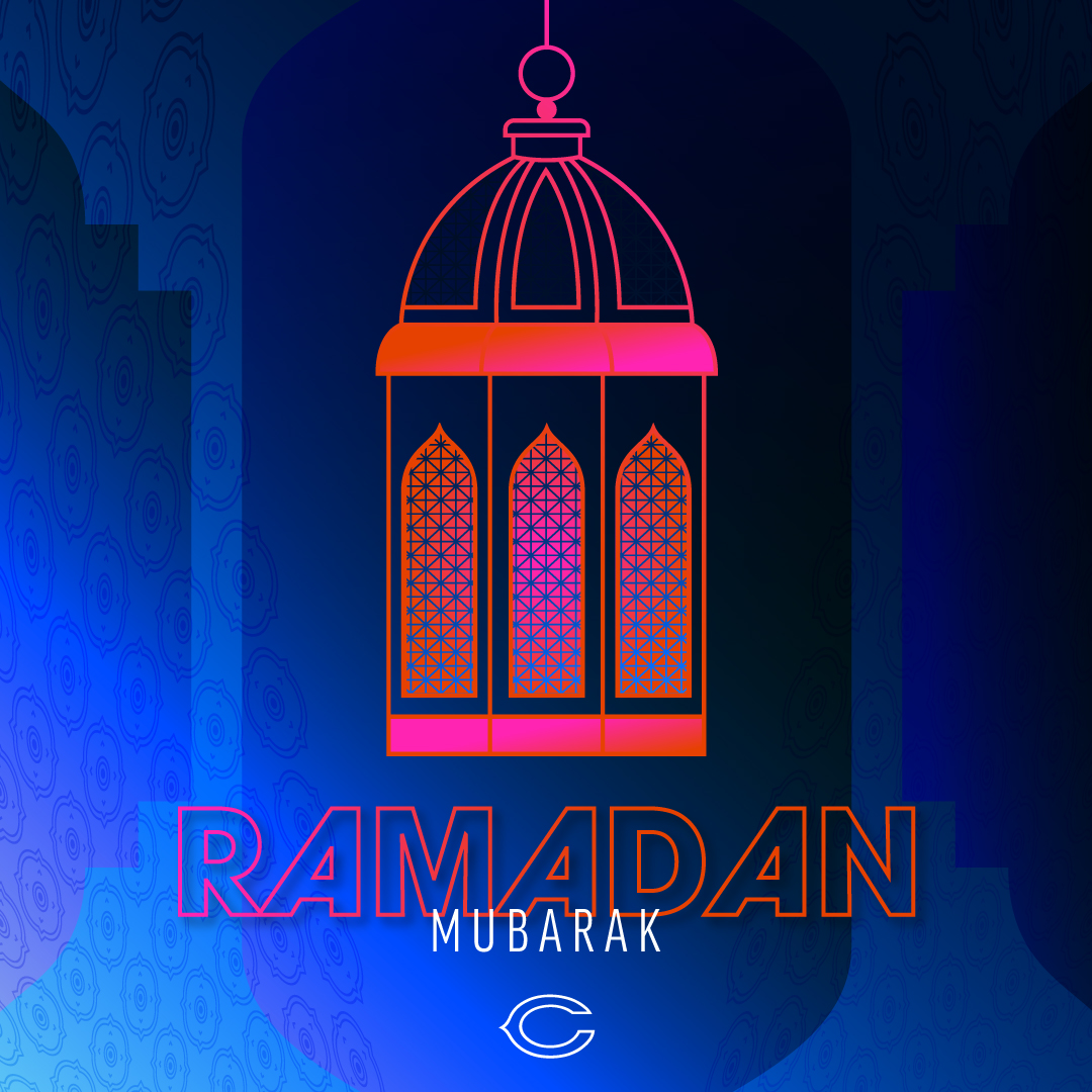 ChicagoBears's tweet photo. Ramadan Mubarak! ☪️ https://t.co/XpTEpo8VoP