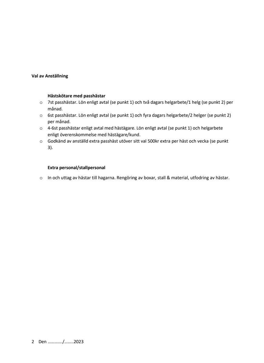 Nytt individuellt anställningsavtal. 
Nyfiken? Kontakta robert.bergh@robertbergh.se