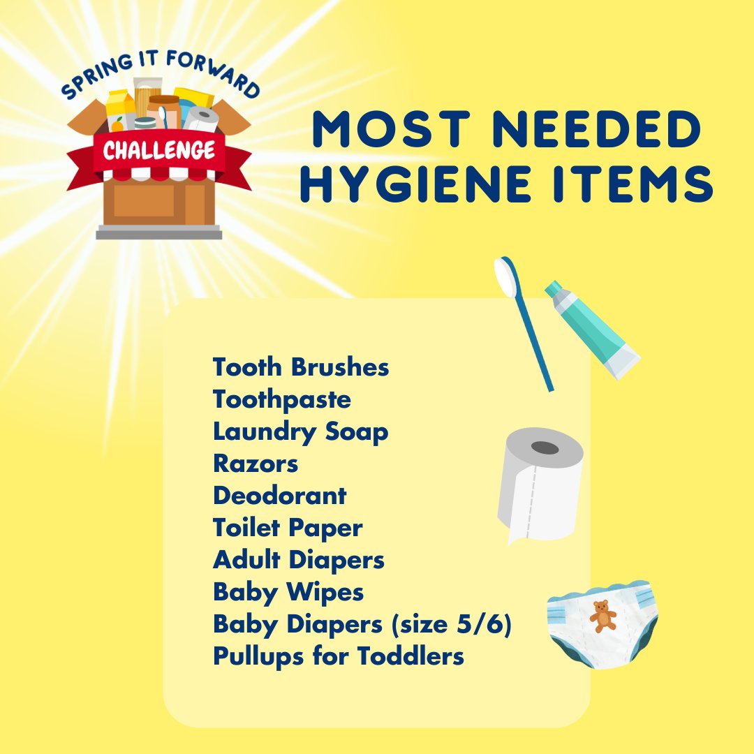 🥫NEEDED!🥫

Have you heard of our major food drive Spring It Forward in partnership with <a href="/OpenArmsMission/">openarmsmission</a>, <a href="/TheHopeCentre/">The Hope Centre</a> and Holy Trinity Church?

From April 17-23rd, join us in the empty unit beside EarlyON as we aim to FILL THE ENTIRE UNIT with food and essential items! 🍼🧻