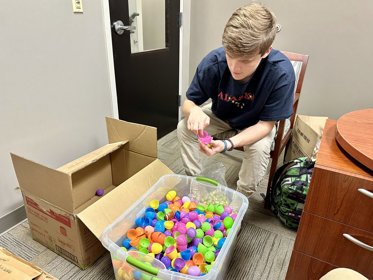 Here’s <a href="/beechwood_tiger/">Beechwood Tigers</a> Senior Intern Sam Burns doing an eggcellent job of filling Easter eggs with candy in preparation for Saturday’s Egg Hunt.

Fort Mitchell &amp; Lakeside Park Easter Egg Hunt
Sat, Mar 25
10am-12pm
<a href="/DCCHCenter/">DCCH Center</a> Fairgrounds
75 Orphanage Rd, Fort Mitchell, KY 41017