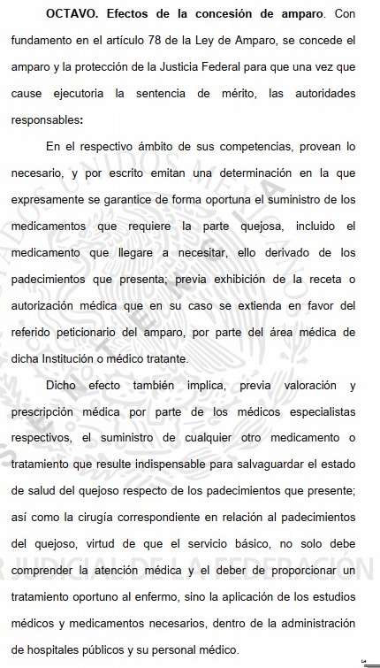 JusticiavsC's tweet photo. ¡Tenemos sentencia! 
Juez CONCEDE AMPARO a paciente con Cáncer de Esófago, ordenando a #ISSSTE que brinde el servicio médico urgente, así como los medicamentos necesarios para salvaguardar la salud  y vida del quejoso. 

Podemos ayudarte👇🏻
https://t.co/WiyMQTvKhY https://t.co/LuMqjFarRf