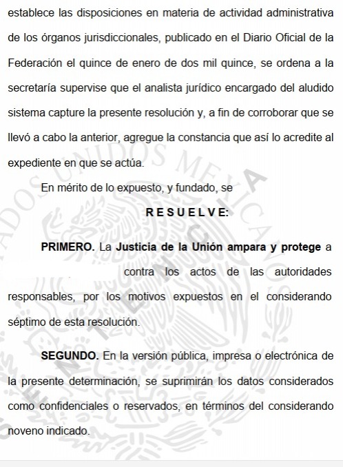 JusticiavsC's tweet photo. ¡Tenemos sentencia! 
Juez CONCEDE AMPARO a paciente con Cáncer de Esófago, ordenando a #ISSSTE que brinde el servicio médico urgente, así como los medicamentos necesarios para salvaguardar la salud  y vida del quejoso. 

Podemos ayudarte👇🏻
https://t.co/WiyMQTvKhY https://t.co/LuMqjFarRf