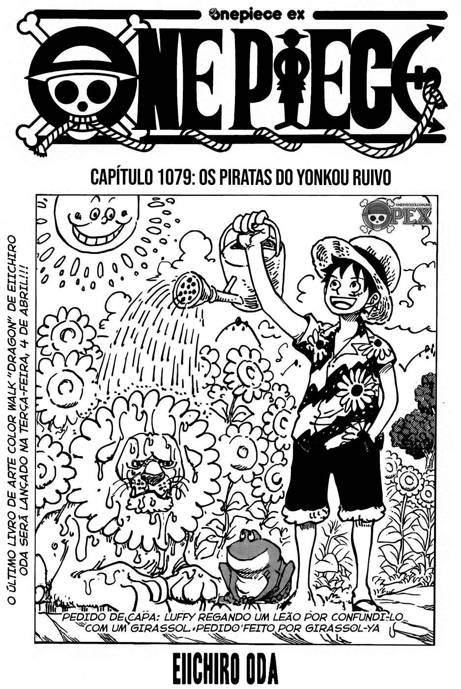 One Piece  Spoilers completos do mangá 1079 – Os Piratas do Ruivo, o  Yonkou