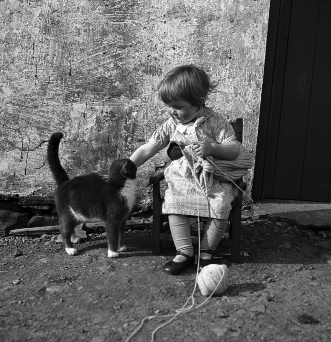 When I first posted this sweet photo of a young knitter (ca. 1939) from the Shetland Museum and Archives of Scotland, a lot of people voiced skepticism about whether a girl her age could be knitting like that.