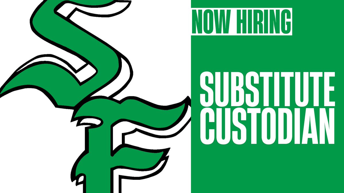 The South Fayette Township School District is currently seeking a substitute evening building custodian.

For more information, visit southfayette.org/CurrentJobOpen…

#SFLionPride