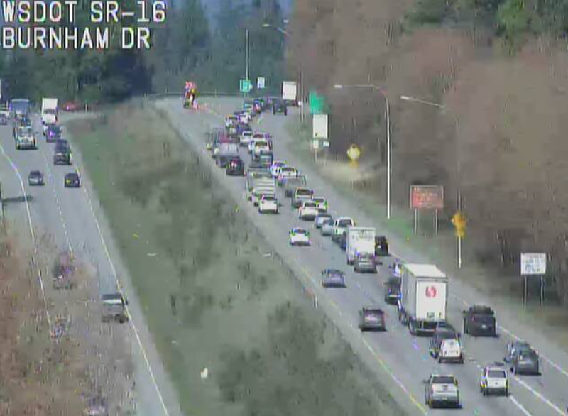 WSDOT on Twitter "All lanes of westbound SR 16 are closed