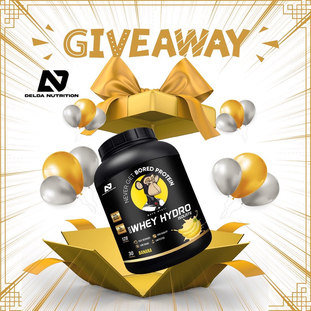 🎉 GIVEAWAY ALERT 🎉
Our webshop is now online and we're celebrating by giving away 5 packs of our Never Get Bored Protein!
To enter:
1⃣ Follow <a href="/Delda_Nutrition/">Delda Nutrition</a> 
2⃣ Like this post
3⃣ Tag friends 
Increase chances to win, Retweet this post. Winners will be announced on 31 March.