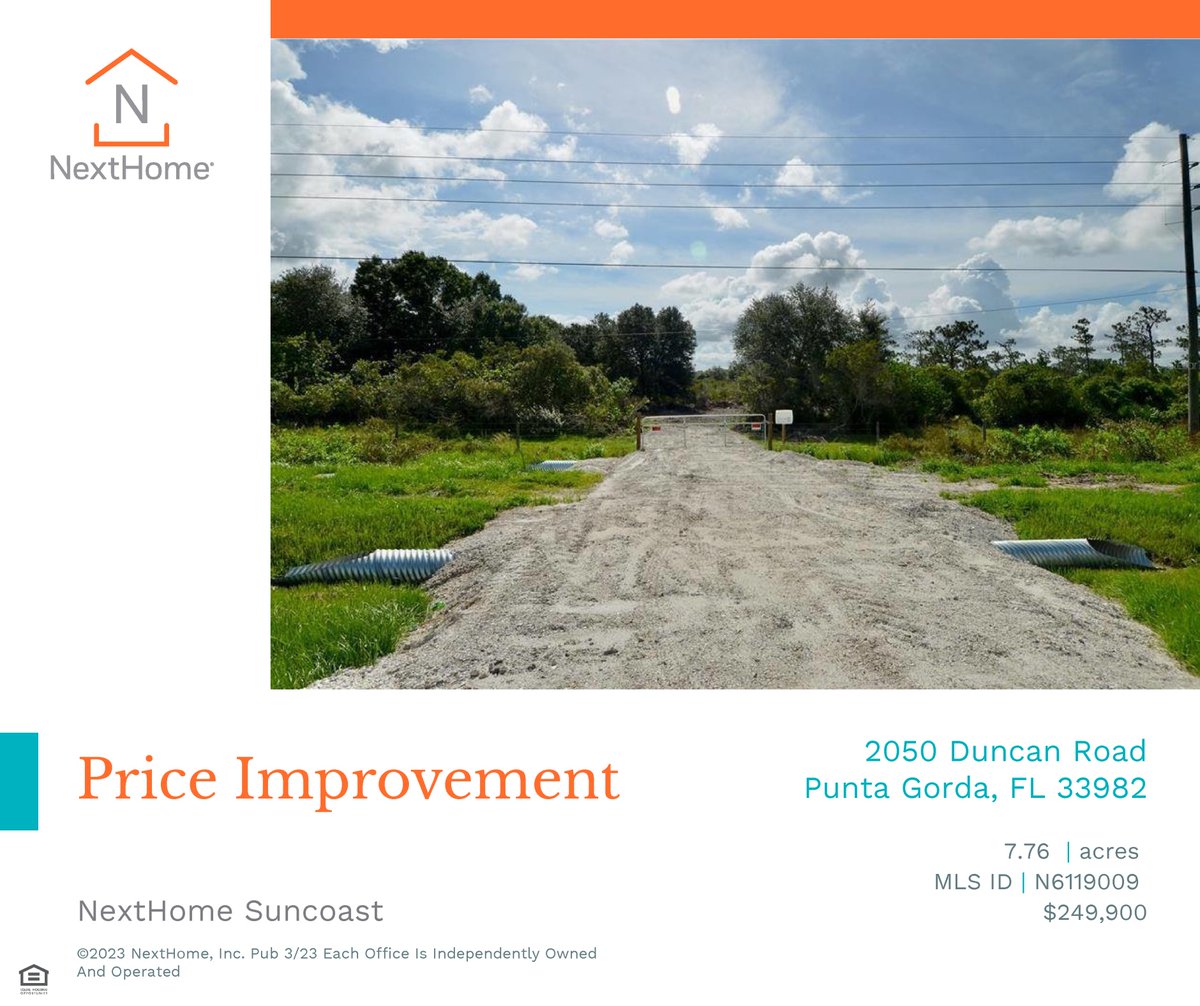 ***Price Improvement***

nexthomesuncoast.com/details.php?ml…

#forsale #puntagorda #PuntaGordaFL #LifestyleLocators