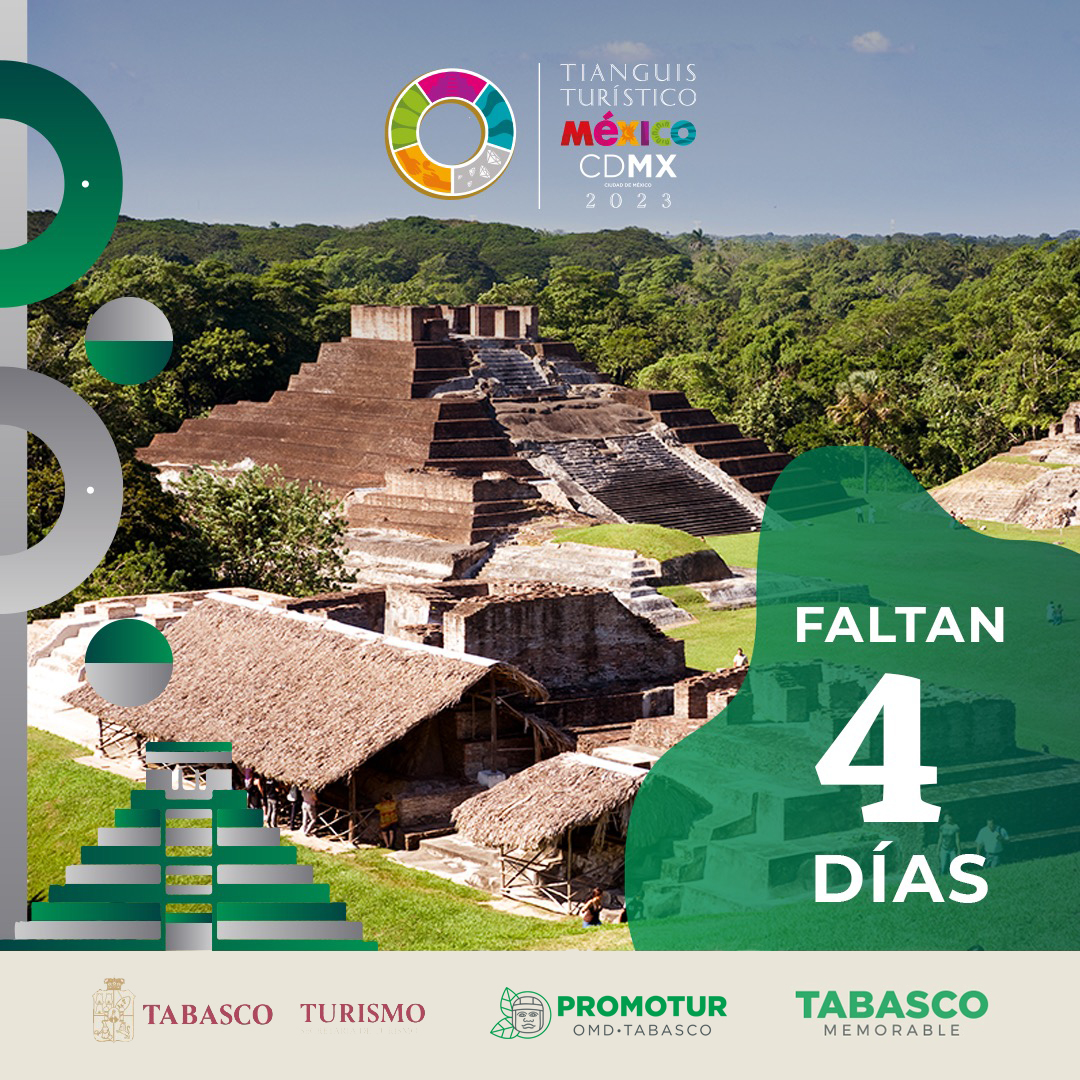 Turismo_Tabasco's tweet photo. La Z.A. de #Comalcalco único sitio arqueológico #Maya construido con ladrillos de barro cocido, ubicado en la #RutaDelCacaoAlChocolate
Faltan 4 días para el @TianguisTurisMX donde #TabascoMemorable estará mostrando al mundo sus #ExperienciasMemorables del 26 al 29 de marzo. https://t.co/Kdr3Gk8E9J