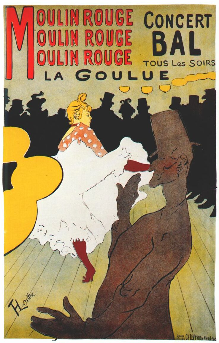 Who made these adverts and posters? One was Henri Toulouse Lautrec, a Post-Impressionist painter who