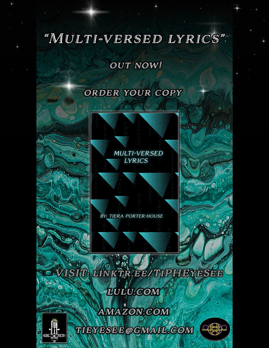 EyeseeC's tweet photo. "Multi-versed Lyrics" (Poetry Book) is now available!!! ✨️✨️✨️✨ ️

It's a few ways you can get it and as time progresses, there will be even more, but for now, there's Barnes And Noble:

https://t.co/A9f3YwJeAR

Lulu: 

https://t.co/Dckd3Q68RX https://t.co/uKpeJXWH0O