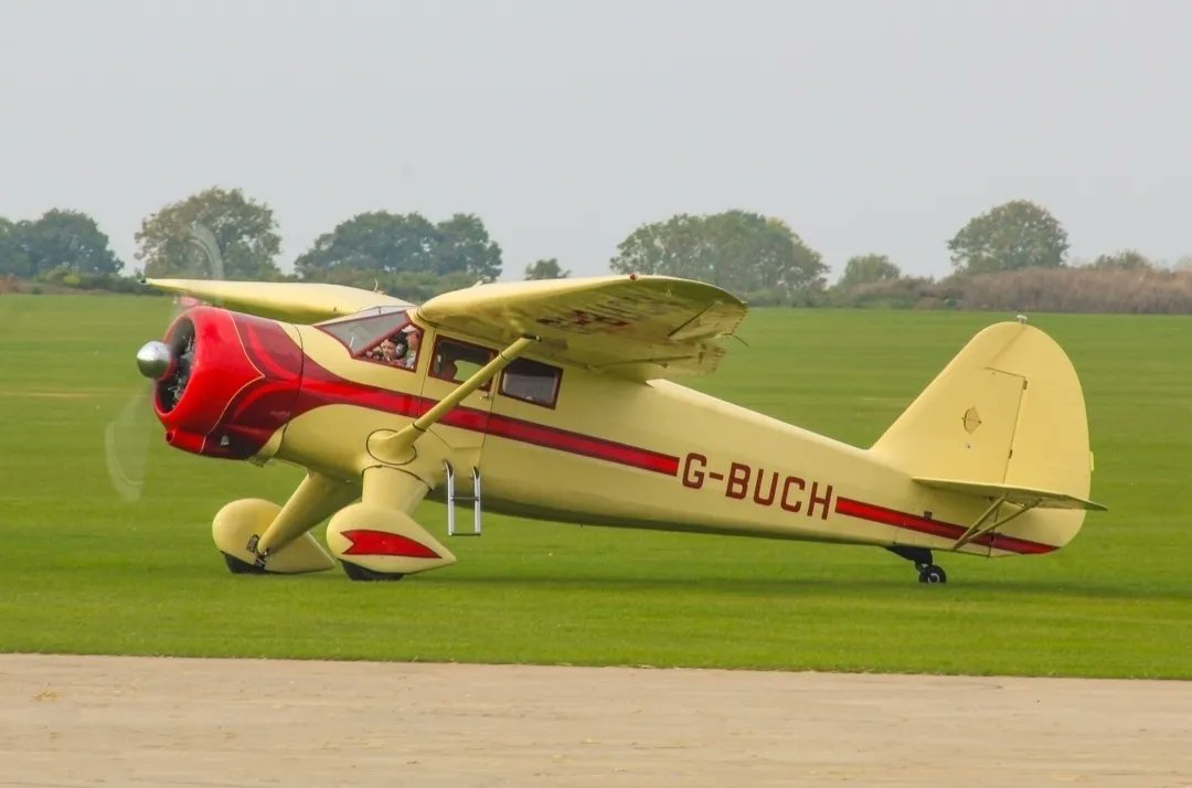 RadialFlyin's tweet photo. Another New Addition this Lovely Stinson V-77 from White Waltham. https://t.co/4oNmImaAg5