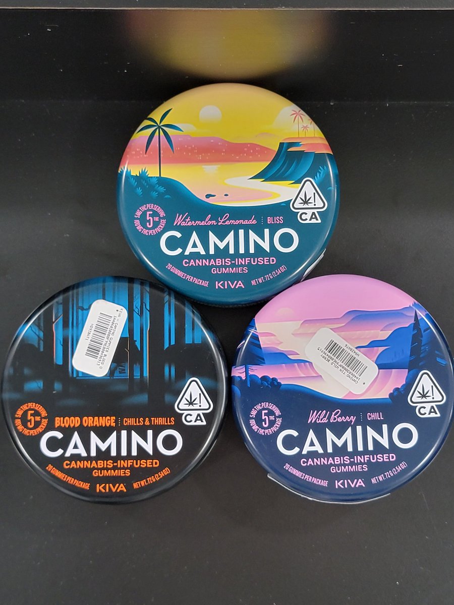 HAPPYGREEN750's tweet photo. Different flavors available in-store #HappyGreen #Camino #edibles https://t.co/SoxKnByIvF